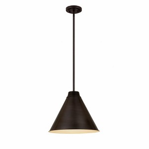 Eaton 18" Iron Pendant Light - Dimmable, Adjustable Height, Ideal for Kitchen & Dining - 1 of 1