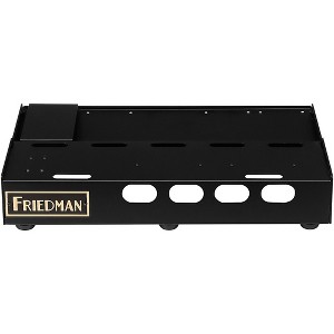 Friedman TOUR PRO 15 x 24" Made in USA Pedal Board With 1 Riser Medium Black - 1 of 4