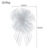Unique Bargains Christmas Wedding Car Basket Gift Wrapping Big Organza Pull Bow 10 Pcs - 2 of 4