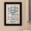 "Wash Your Hands" By Debbie DeWitt, Ready to Hang Framed Print, Black Frame - 3 of 4