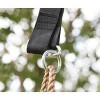 PLAYBERG Hanging Black Nylon Straps with Metal Carabiners, Set of 2 - 4 of 4