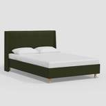 Encino Wingback Platform Bed in Dry Velvet - Threshold™ designed with Studio McGee