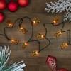 Northlight 10ct Gingerbread Man Christmas Lights, Clear Lights, Green Wire - image 3 of 4