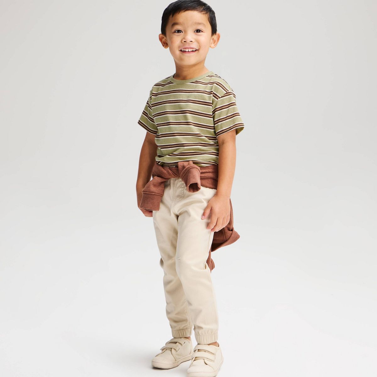 Toddler Boys' Short Sleeve Striped Relaxed Fit T-Shirt - Cat & Jack™ - thumbnail 4