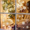 Unique Bargains Christmas Decorations Snowflakes Static Stickers for Windows Home Christmas Party 9Pcs - 3 of 4