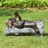 SPI Home Lazy Reader Garden Sculpture – Metal Outdoor Art, 14" H x 25" W, Whimsical Book Lover’s Garden Accent - 2 of 4
