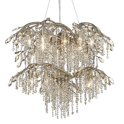 Mystic Gold Autumn Twilight Crystal 18-Light Chandelier