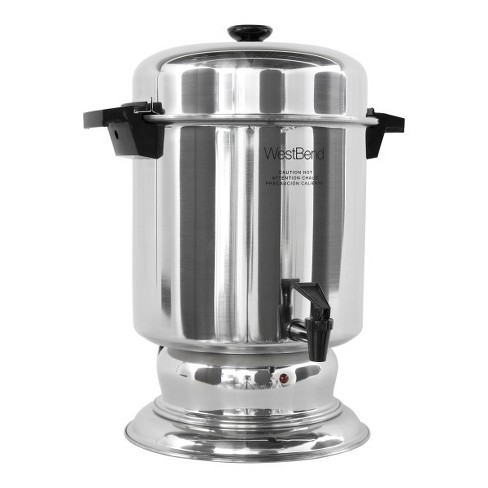 Megachef 100 Cup Stainless Steel Coffee Urn : Target