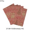 Unique Bargains Gift Wrap Paper Yellow Kraft 27.56"x19.69" 5Pcs - 3 of 4