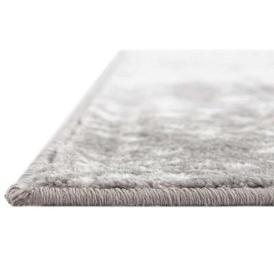 Sofia Grand Light Gray Rectangular Indoor Area Rug