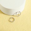 Girls' Twisted Rope Hoop Sterling Silver Earrings - In Season Jewelry - 4 of 4
