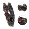 Unique Bargains Aquarium Decorations Hollow Tree Trunk Ornament Resin Fish Accessories Brown Green Black 5.91"x2.17" 1 Pcs - 3 of 4