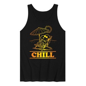 Men's - Peanuts - Chill Snoopy Graphic Tank Top - 1 of 4