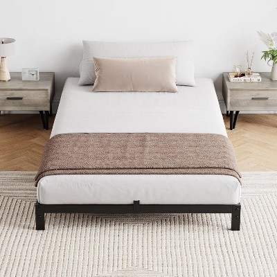 Metal Platform Mattress Foundation Heavy-Duty, Noise-Free Support Frame with Easy Assembly, Eliminates Need for Box Spring