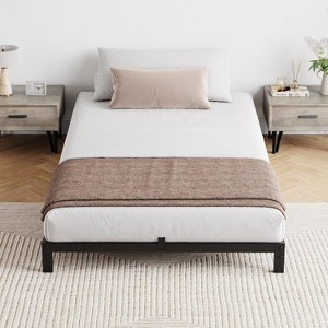 Metal Platform Mattress Foundation Heavy-Duty, Noise-Free Support Frame with Easy Assembly, Eliminates Need for Box Spring - 1 of 4