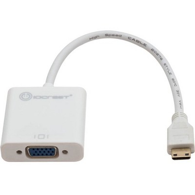IO Crest Active Mini HDMI Male to VGA Female Adapter - 6.90" Mini-HDMI/VGA Video Cable for Video Device