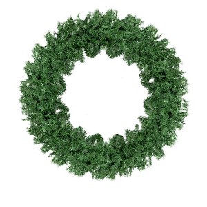Perfect Holiday 24" Evergreen Christmas Wreath - 1 of 2