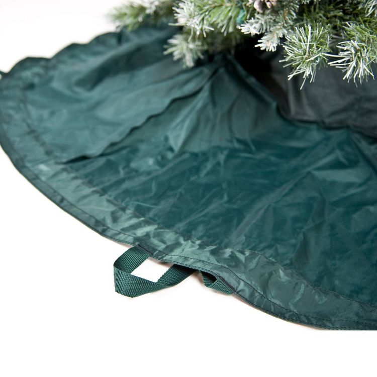 TreeKeeper Adjustable Tree Storage Bag - Large: Christmas Tree Storage, Polyester, Spot Clean, 95" x 33", Green, 5 of 13