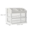 Unique Bargains Clear Makeup Organizer Countertop 1 Pc - 4 of 4