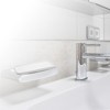 Unique Bargains Soap Dish Soap Cleaning Storage Keep Soap Dry for Bathroom Silicone 8.98''x3.54'' 1Pcs - 2 of 4