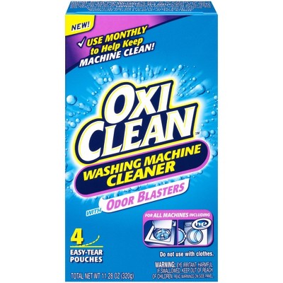 OxiClean Washing Machine Cleaner with Odor Blasters - 11.28oz/4ct