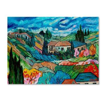 35" x 47" Valley House by Manor Shadian - Trademark Fine Art