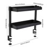 YIYIBYUS Clamp-on Desk Shelf, 2-Tier Shelving with Adjustable Storage Tray - 4 of 4