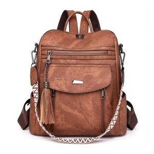 Narwey Backpack Purse for Women Pu Leather Backpack Fashion  display picture 1