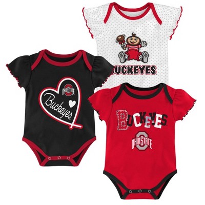 ohio state baby cheerleader outfit