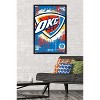Trends International NBA Oklahoma City Thunder - Maximalist Logo 23 Framed Wall Poster Prints - 2 of 4