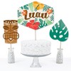 Big Dot of Happiness Tropical Luau - Hawaiian Beach Party Centerpiece Sticks - Table Toppers - Set of 15 - 3 of 4