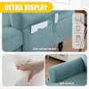 Okak Modern Small Chenille Fabric Single Sofa Lounge Recliner for Living Room Bedroom,Rest Chair Sleeper Sofa with Comfy Backrest & Armrests - 4 of 4