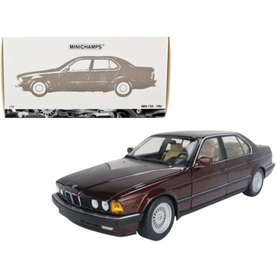 MINICHAMPS BMW store E32 730i 1986 red rot 1:18 100023007 Modellauto