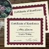 Great Papers Certificates 8.5" x 11" Beige and Mattec Red 25/Pack (934125) - 3 of 3