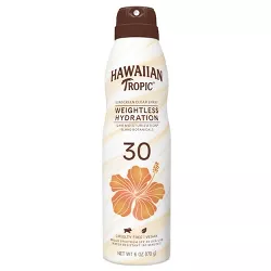 Hawaiian Tropic Silk Hydration Weightless Sunscreen C-Spray - SPF 30 - 6oz