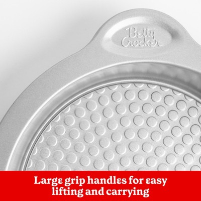 Betty Crocker Silver Carbon Steel Non-stick Round Cake Pan