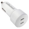cellhelmet® 20-Watt Dual-Port USB-C® Power Delivery Car Charger in White - 4 of 4