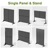 Dovelina Outdoor Metal Privacy Screen Freestanding Patio Decorative Screens - 3 of 4