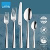 Amefa Moderno 20-Piece 18/10 Stainless Steel Flatware Set, High Gloss Mirror Finish, Silverware Set Service for 4, Rust Resistant Cutlery - 4 of 4