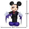 Gemmy Airblown Inflatable Vampire Mickey Disney , 3.5 ft Tall, Multicolored - 3 of 4