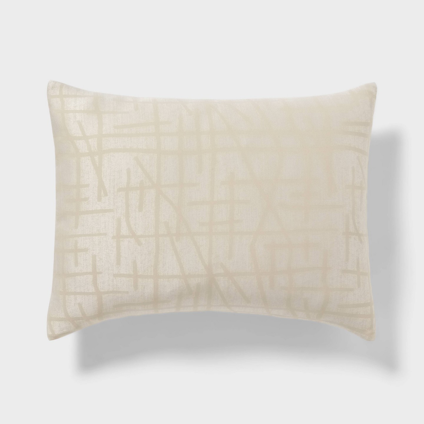 Комплект с одеялом Threshold 3pc Full/Queen Luxe Jacquard Comforter and Sham Set Off-White, цвет: Белый — фото 4