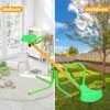 VisioGear Outdoor Kids Spinning Seesaw Sit and Spin Teeter Totter, Playground Equipment Swivel Teeter Totter for Backyard, Green, 71"*29.7"*13.7" - 4 of 4