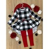 Plaid Hi-Lo Tunic and Legging Set Mia Belle Girls - 2 of 4