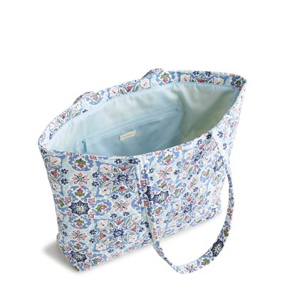 Vera Bradley Lisbon Sky Medallion East West Tote Bag - Light Blue — фото 2