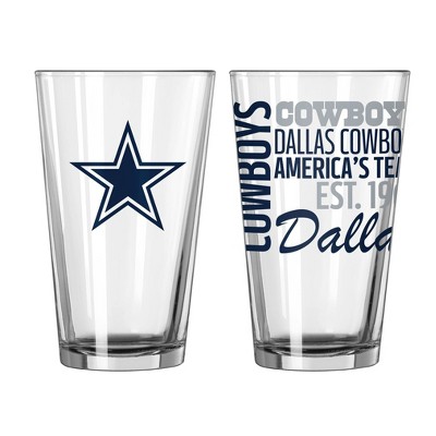 NFL Dallas Cowboys Pint Glass Gift Set - 2pk