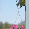 Hookery Angled Upturned Hook Hanger for Planters, Bird Feeders, or Wind Chimes – Outdoor Use, Supports up to 20 lbs, Black, 6" - 2 of 2
