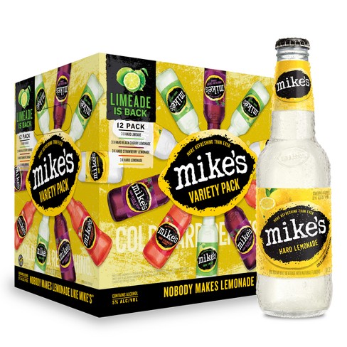 Mike's Hard Lemonade Variety Party Pack - 12pk/12 Fl Oz Bottles : Target