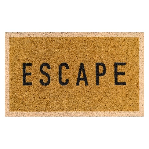 Aloha Escape Coir Doormat Novogratz By Momeni Target