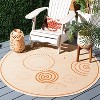 Courtyard CY1906 UV & Stain Resistant Non-Shedding Power Loomed Indoor/Outdoor Rugs - Safavieh - 2 of 4