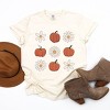 Simply Sage Market Pumpkin Daises Checkered Garment Dyed Tee - 3 of 4